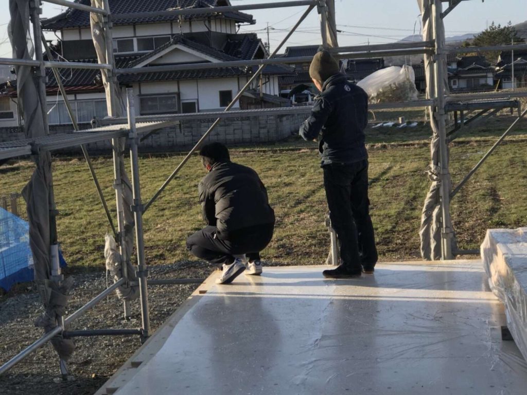 M様邸棟上げ