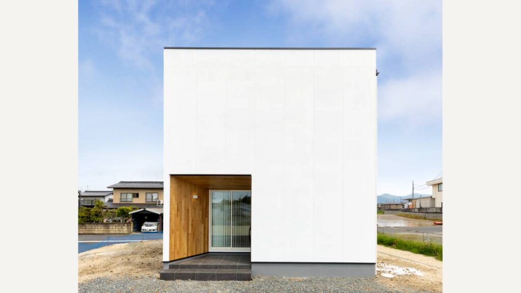 シンプルな四角い家