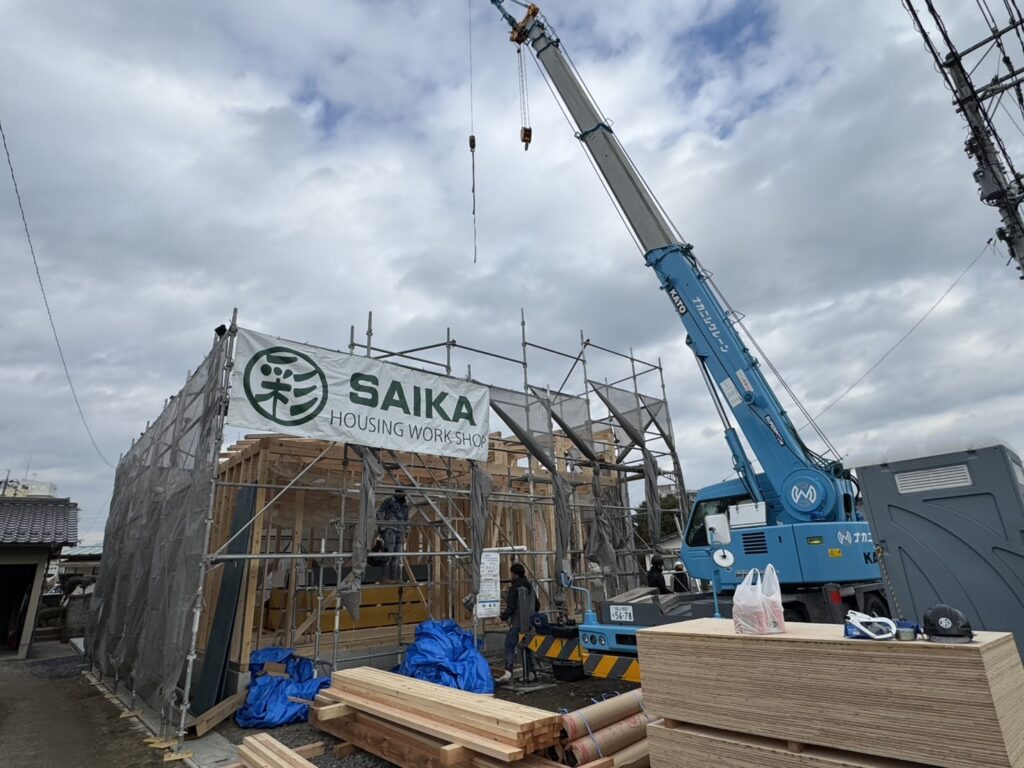 2026.1/10～11ᰔᩚE様邸上棟式＆お餅投げ