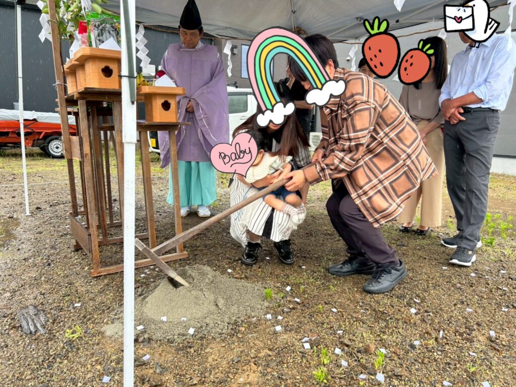 2026.6.6 岡山県津山市で地鎮祭！Ｉ様邸の夢、高性能デザイン住宅の第一歩！
