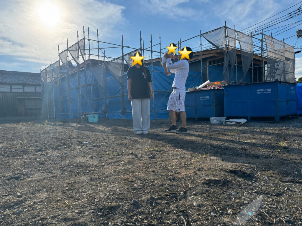 【上棟式】新しい家族と始まる、中庭のある平屋づくり