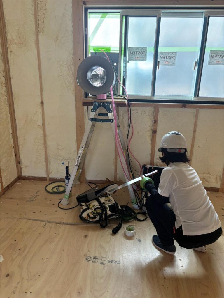 【津山市の注文住宅】安定のC値0.25！さすがです👏
